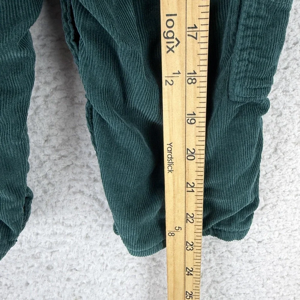 OshKosh Bgosh Boys 12M Green Corduroy Lined Colorblock Cargo Overalls 1R578910